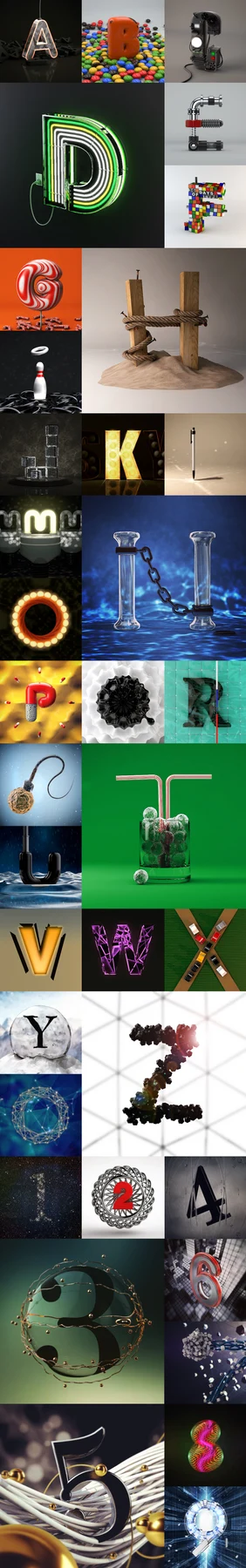 36 Days of Type — Selected frames 10